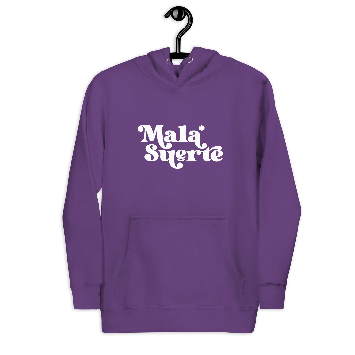 Mala Suerte Purple Hoodie