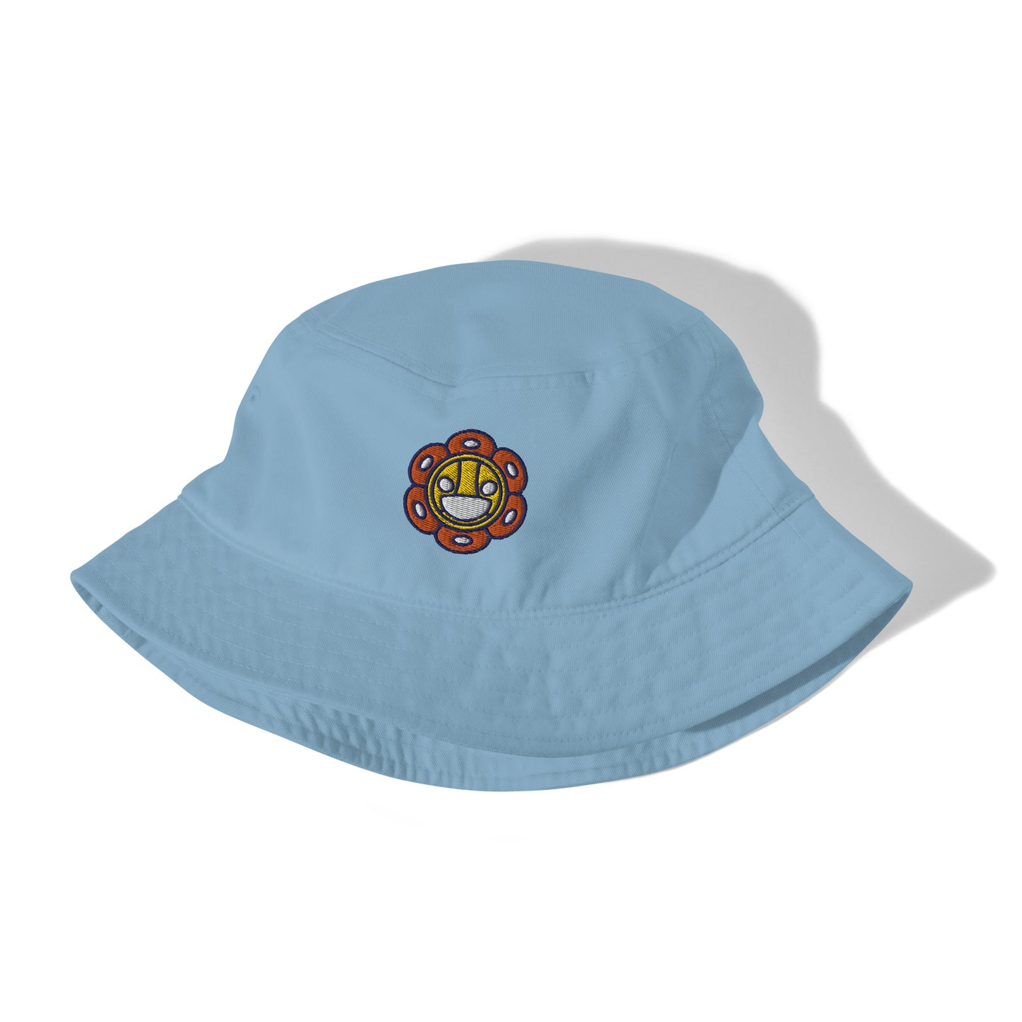 Orange Flower Organic Bucket Hat